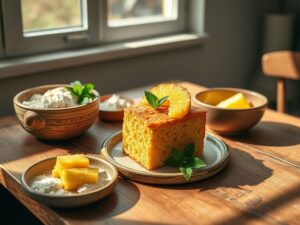 Bolo de Milho Tropical Sem Lactose