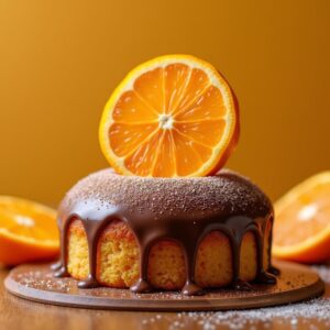 Bolo de Laranja com Cobertura de Chocolate: A Combinação Perfeita